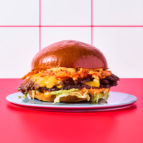 Veggie spicy kimchi smash