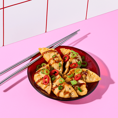 Fried mandu veggies