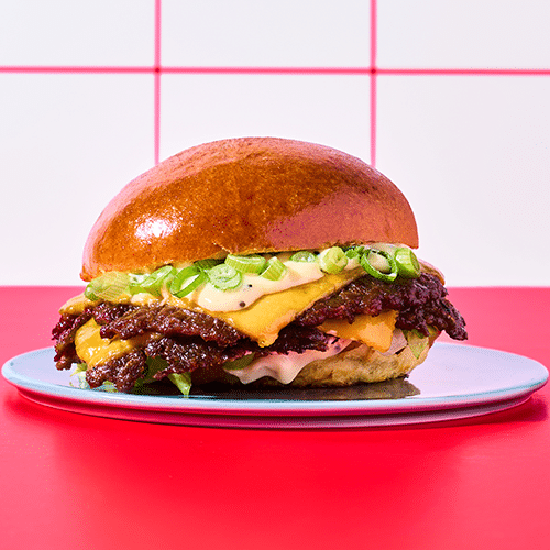 Sesame scallion smash