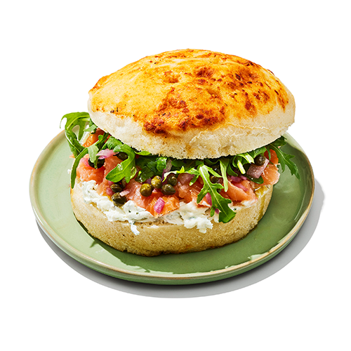 Focaccia zalm remoulade