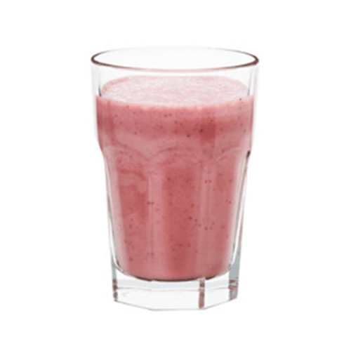 Smoothie yoghurt cranberry