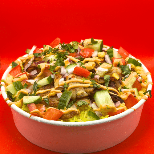 Lucho's chicken bowl