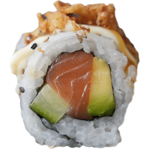 Crunchy salmon roll