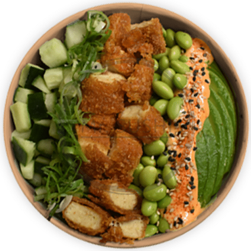 Poke bowl spicy chick*n