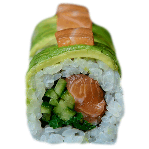 Salmon avocado roll