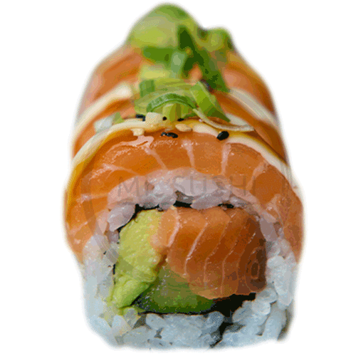 Soft shell salmon roll