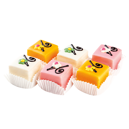Petit fours 6 stuks