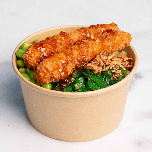 Mini poké bowl garnaal