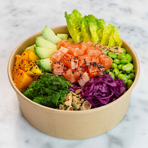 Poké salmon