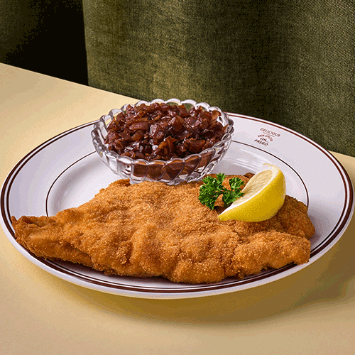 The sweet onion schnitzel