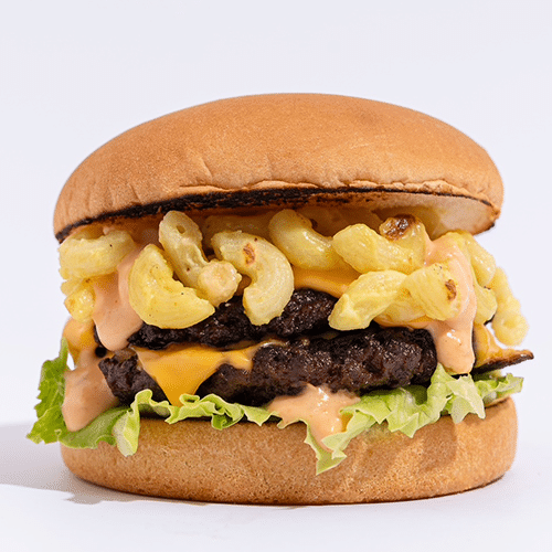 The mac and cheese burger
