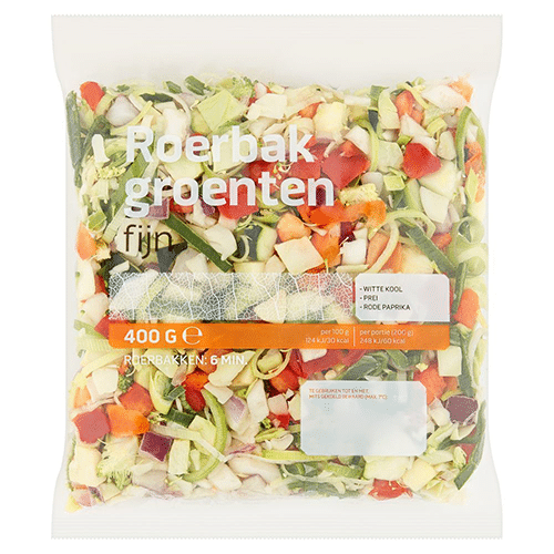 Fijne roerbakgroenten 400 gram