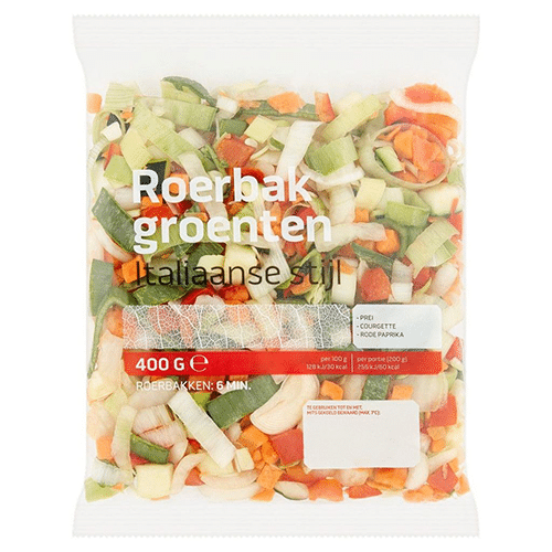 Italiaanse roerbakgroenten 400 gram