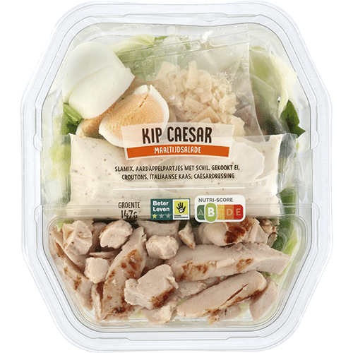 Maaltijdsalade kip-caesar 450 gram