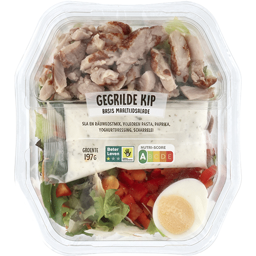 Maaltijdsalade gegrilde kip 450 gram
