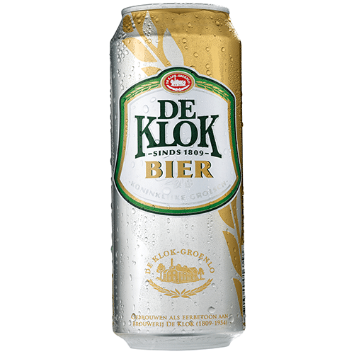 De klok pilsener blik 500ml
