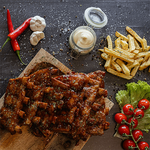 Kalf ribs 1000 menu