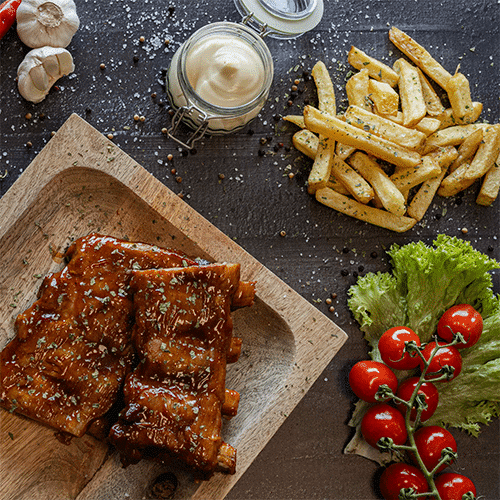 Kalf ribs 400 menu