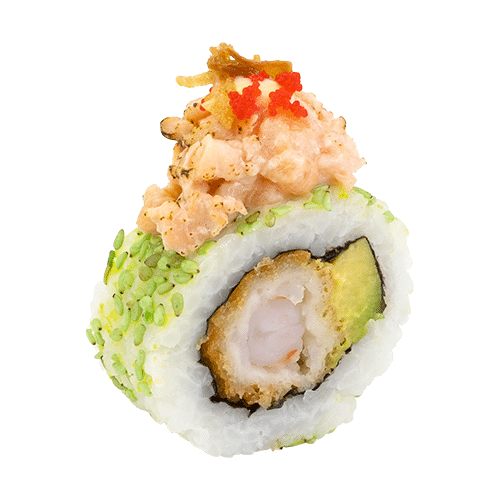 Crunchy flamed special roll 8 stuks