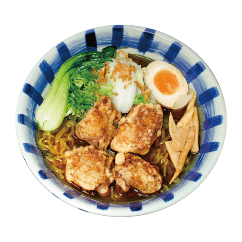 Kara-age shoyu ramen