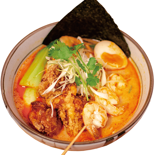 Spicy kara-ebi ramen