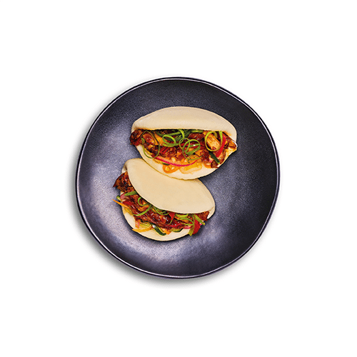 Bao bun spicy teriyaki chicken