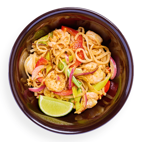 Mini pad thai prawn