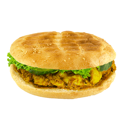 Sandwich chicken curry