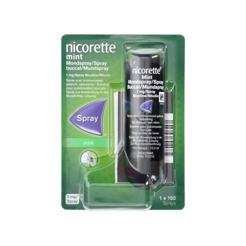 Nicorette Mondspray 1mg mint 150 sprays