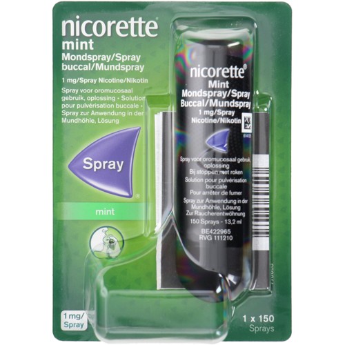 Nicorette Mondspray 1mg mint 150 sprays