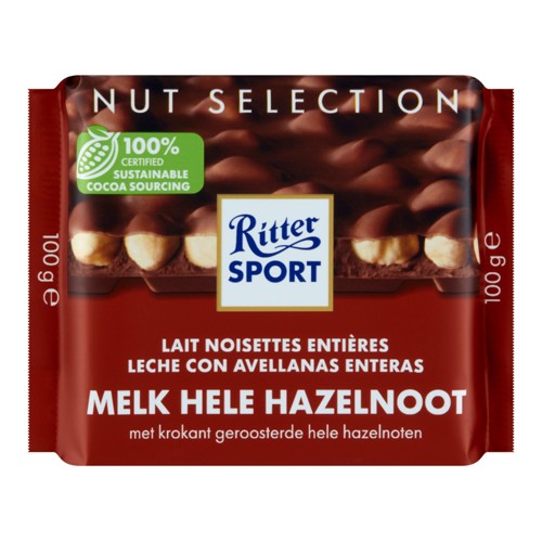 Ritter Sport Melk Hele Hazelnoot 100 g