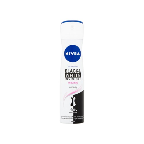 Nivea invisible black & white clear 150ml