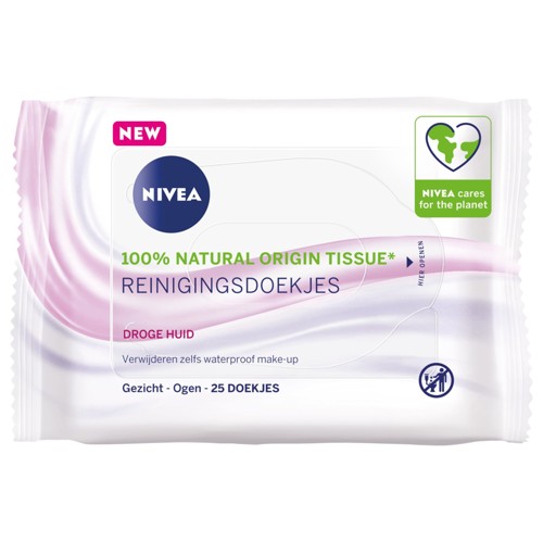 Nivea verzachtende reind droge/gevoelige huid 25 stuks