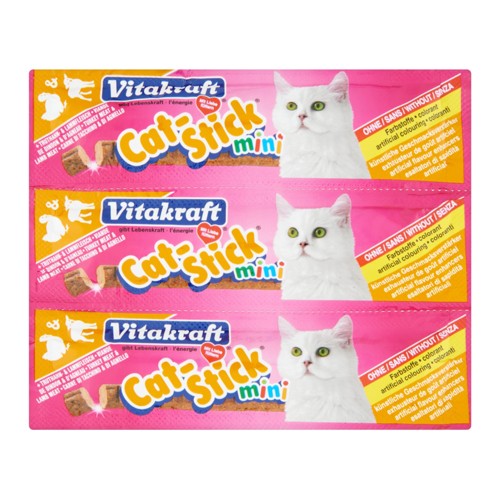 Vitakraft Cat Stick Classic Kalkoen en Lam 3 Stuks 18 g