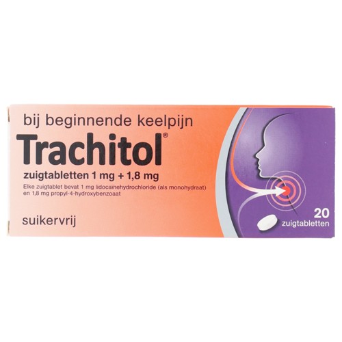 Trachitol zuigtabletten suikervrij 20 stuks