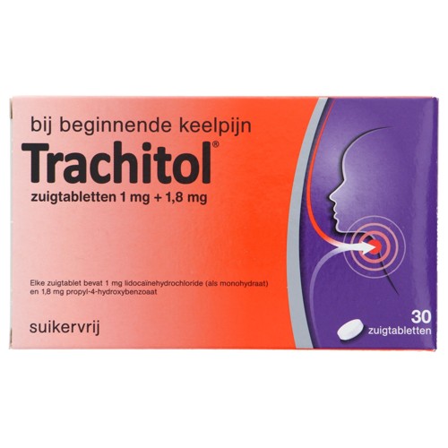 Trachitol zuigtabletten suikervrij 30 stuks