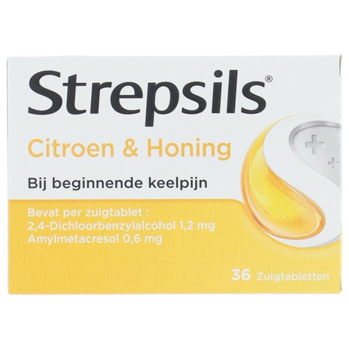 Strepsils citroen & honing zuigtablet 36 stuks