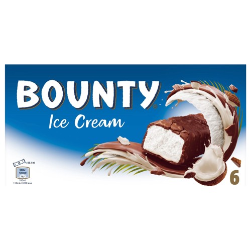 Bounty Melk chocolade Kokos ijs 6-pack