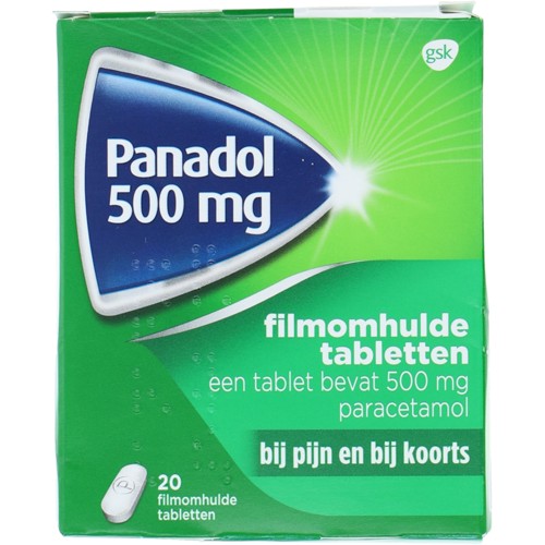 Panadol gladde tablet 500mg 20 stuks
