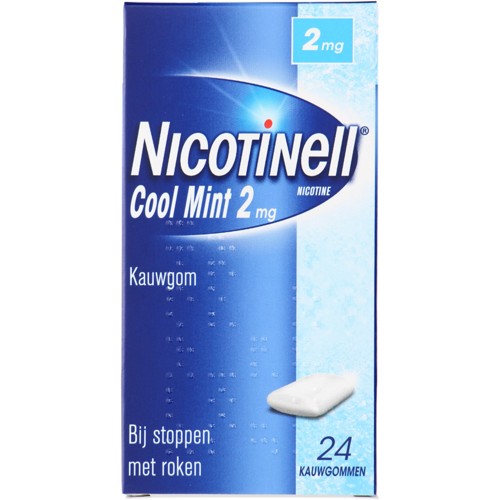 Nicotinell Coolmint kauwgom 2mg 24st