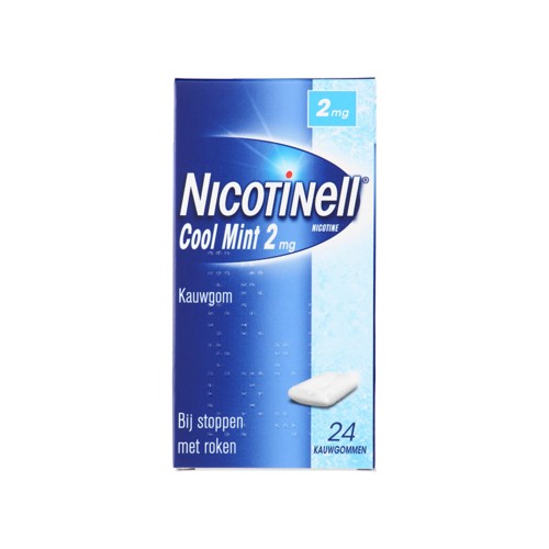 Nicotinell Coolmint kauwgom 2mg 24st
