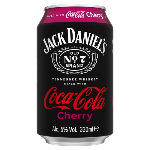 Jack Daniel's & Coca-Cola Cherry 330ml