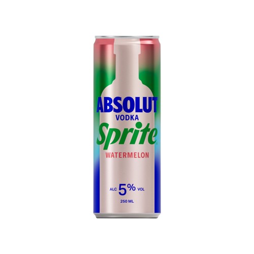 Absolut Vodka and Sprite Watermelon 250ml
