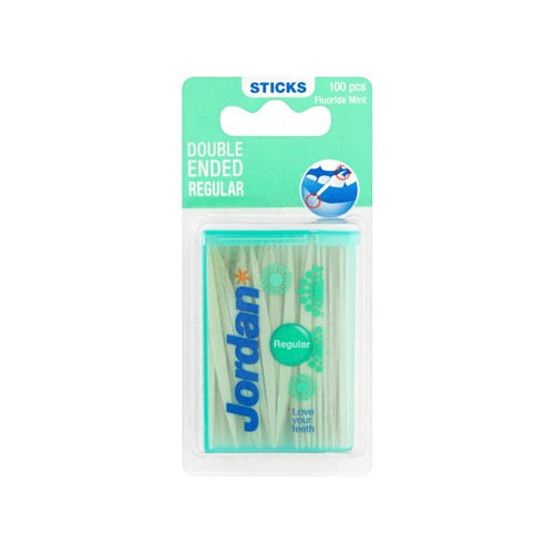Jordan Sticks Fluoride Mint Double Ended Regular 100 Stuks