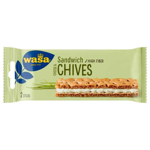 Wasa Sandwich Cheese & Chives 3 x 37 g