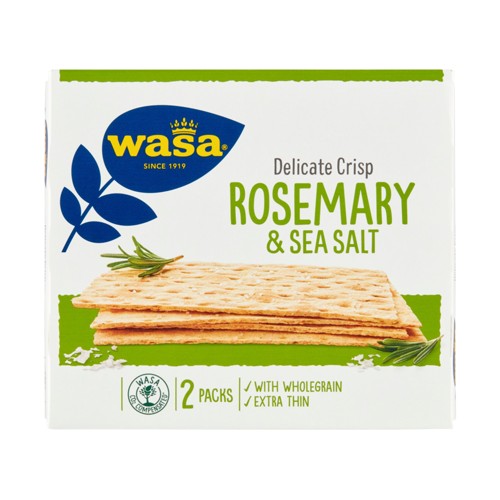 Wasa Delicate Crisp Rosemary & Sea Salt 190 g