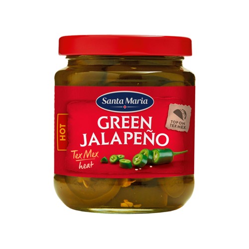 Santa Maria Jalapeños Green hot 215g