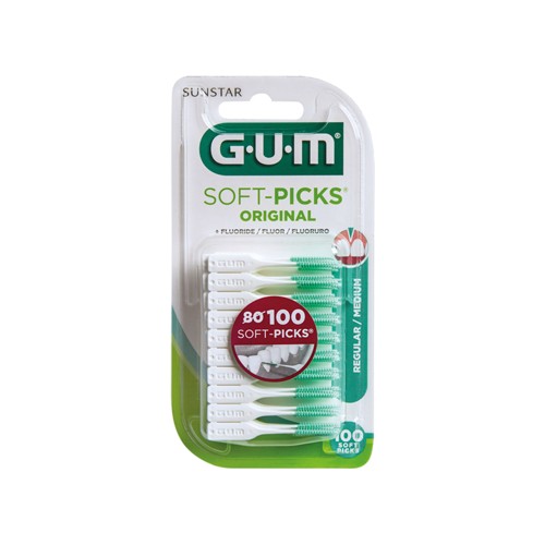 Gum soft-picks original tandenstokers medium 100 stuks