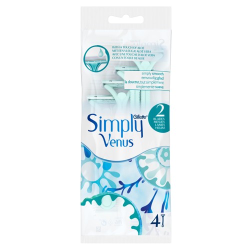 Gillette simply venus 2 wegwerp 4st