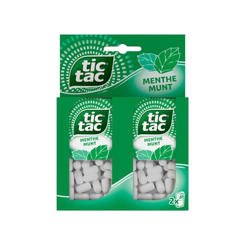 Tic Tac Pepermuntpastilles 2 x 49 g